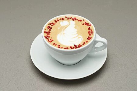 Латте малина-ваниль