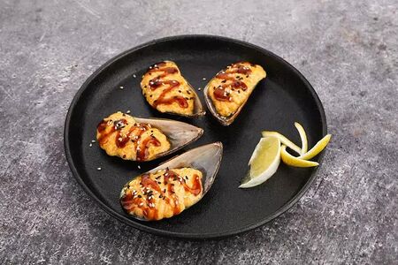 Мидии запеченные