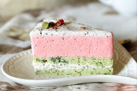 Муссовый торт Клубничный мохито