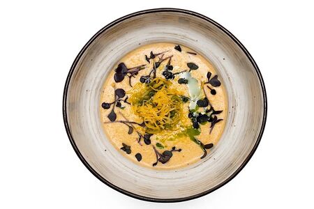 Крем-суп из лосося