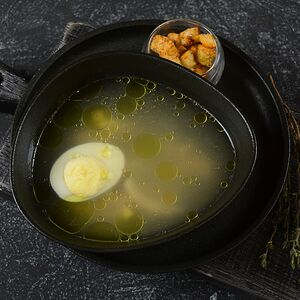 Домашний суп с цыпленком