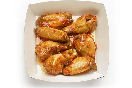 7 крыльев с имбирным соусом