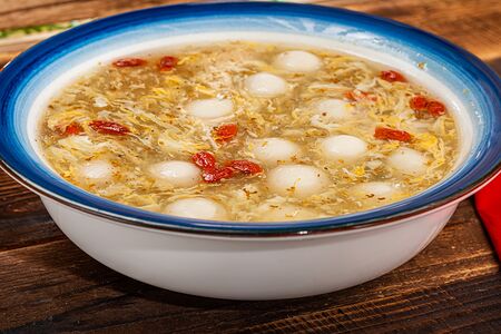 Вареные клецки с османтусом