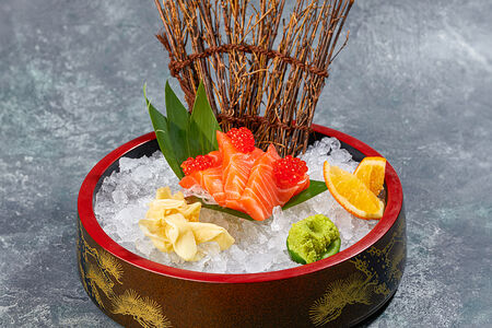 Мини-сашими сяке