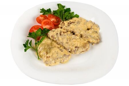 Свинина в сливочном соусе 