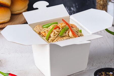 Вок Цыплёнок с креветками