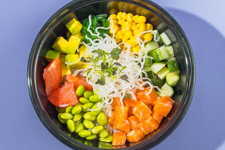 Поке с лососем