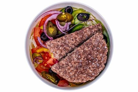 Биф чеддер Салат