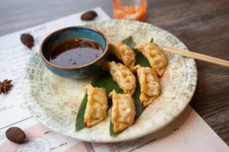 Гедза с креветками