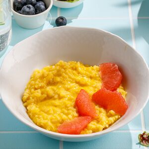 Рисовая каша с манго и грейпфрутом