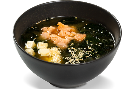 Суп Мисо с лососем