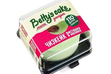 Чизкейк фисташка-малина