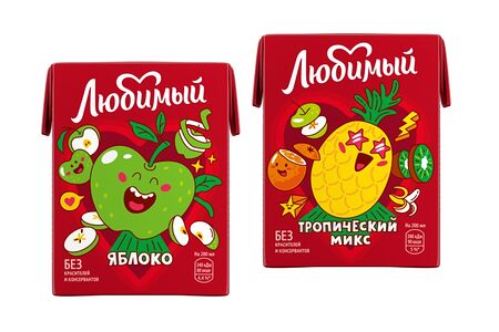 Любимый, напиток сокосодержащий