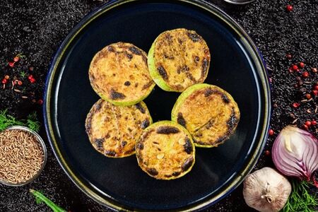 Кабачки на углях 