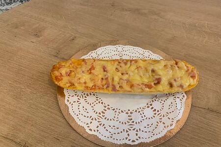 Лодочка ветчина-сыр