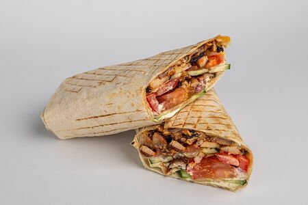 Двойная шаурма с курицей