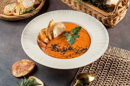 Крем-суп из томатов