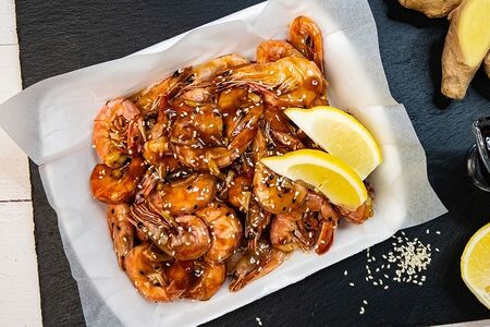 Ассорти креветок в соусе Терияки