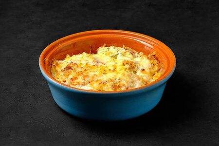 Мясная сковородка с картофелем