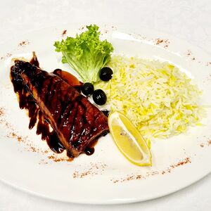 Угорь обжаренный