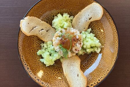 Тартар из масляной рыбы