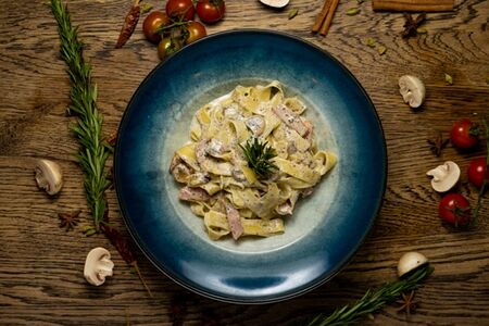 Феттуччине альба