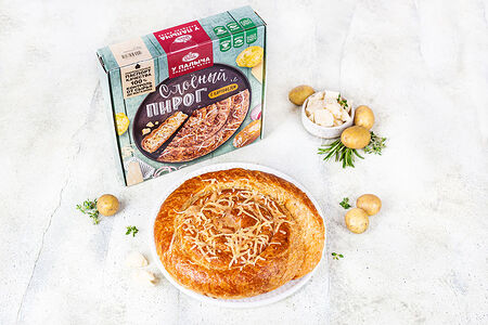 Слоеный пирог с картофелем