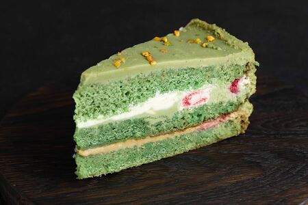 Торт Фисташка-малина