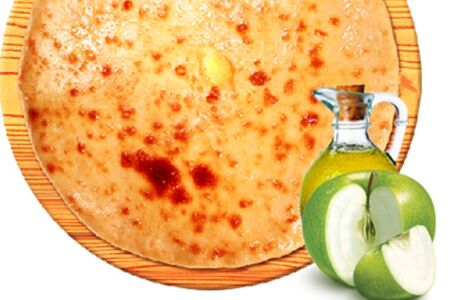 Постный пирог с яблоками