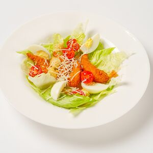 Салат Цезарь с креветкой