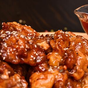 Филе бедра в кисло-сладком корейском соусе