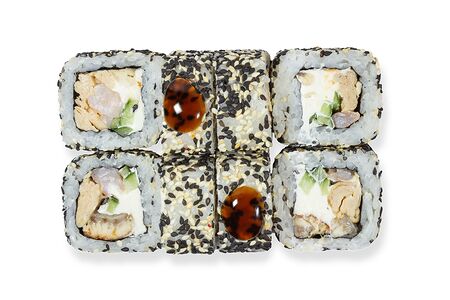 Унаги с угрем и креветкой