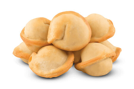 Жареные пельмени