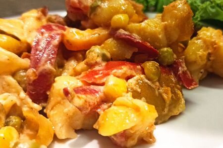 Жаркое с растительным фаршем