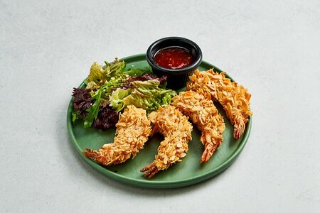 Креветки в чешуе дракона