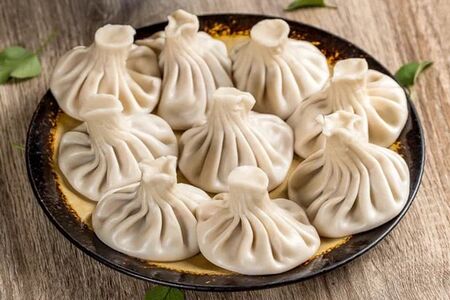 Хинкали с вишней