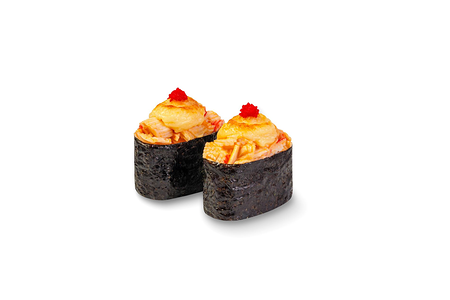 Гункан Запеченный со снежным крабом