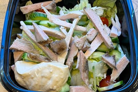 Салат с бужениной