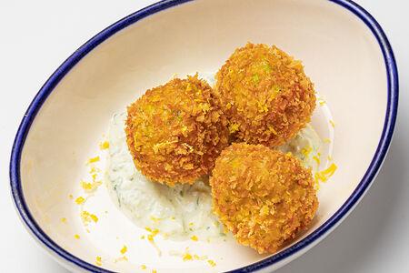 Крокеты из цукини, дзадзики