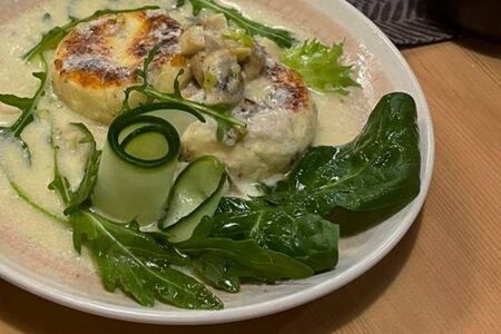 Сырники с сыром и грибами