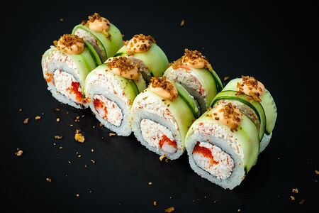 Фреш под крабом с креветкой