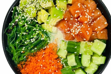 Поке с лососем