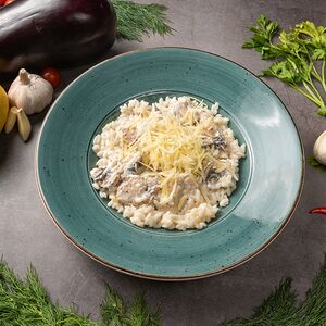 Ризотто с цыпленком и грибами