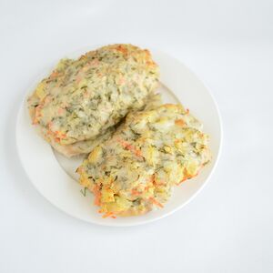 Отбивная из курицы с овощами