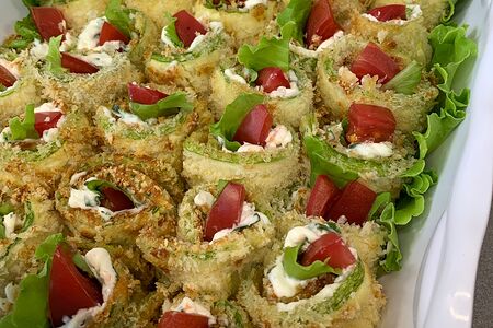 Рулеты из кабачков 