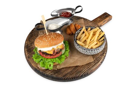 Бенни бургер & креветка