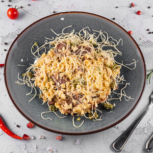 Ризотто с томленой телятиной