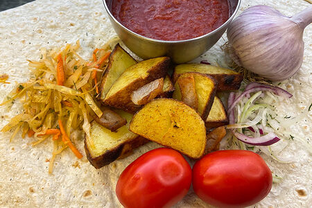 Картофель на углях 