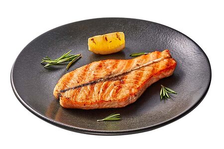 Семга на гриле