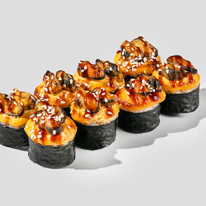 Запеченный с мидиями